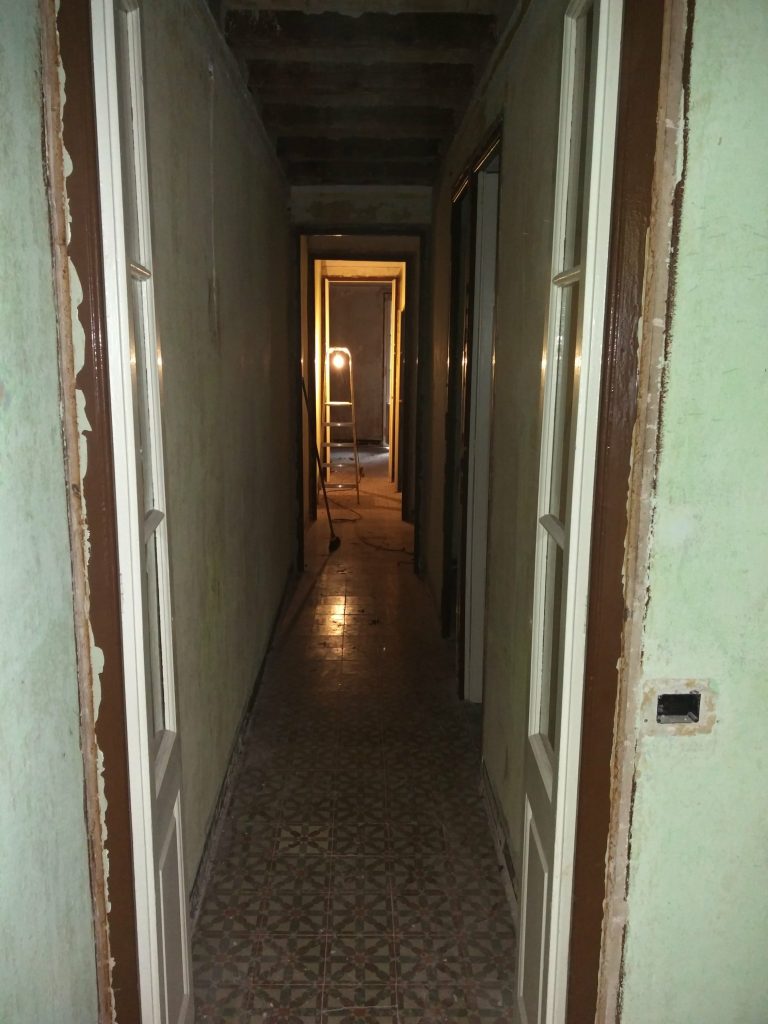 Reforma de una vivienda modernista en el barrio Poble Sec de Barcelona ANTES
